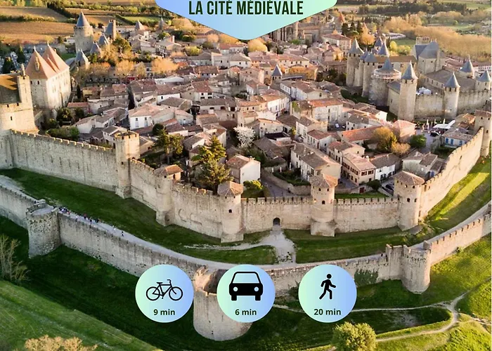 Le Chartrand- Centre-ville- Sejour Inoubliable! Апартаменты Каркассон